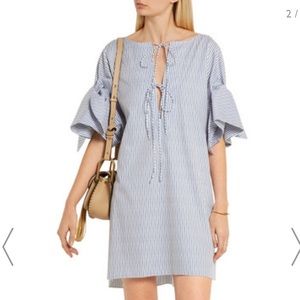 THREE GRACES LONDON Cephale striped dress size 10